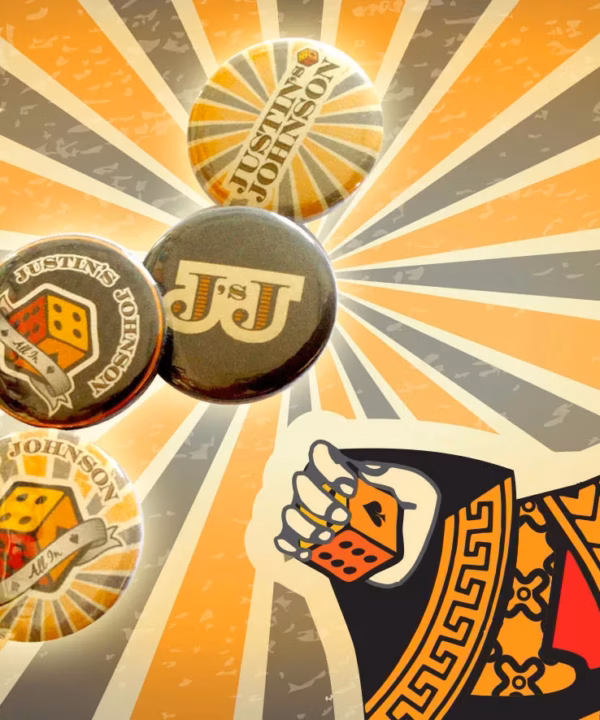 Justin's Johnson - "All in" Pins