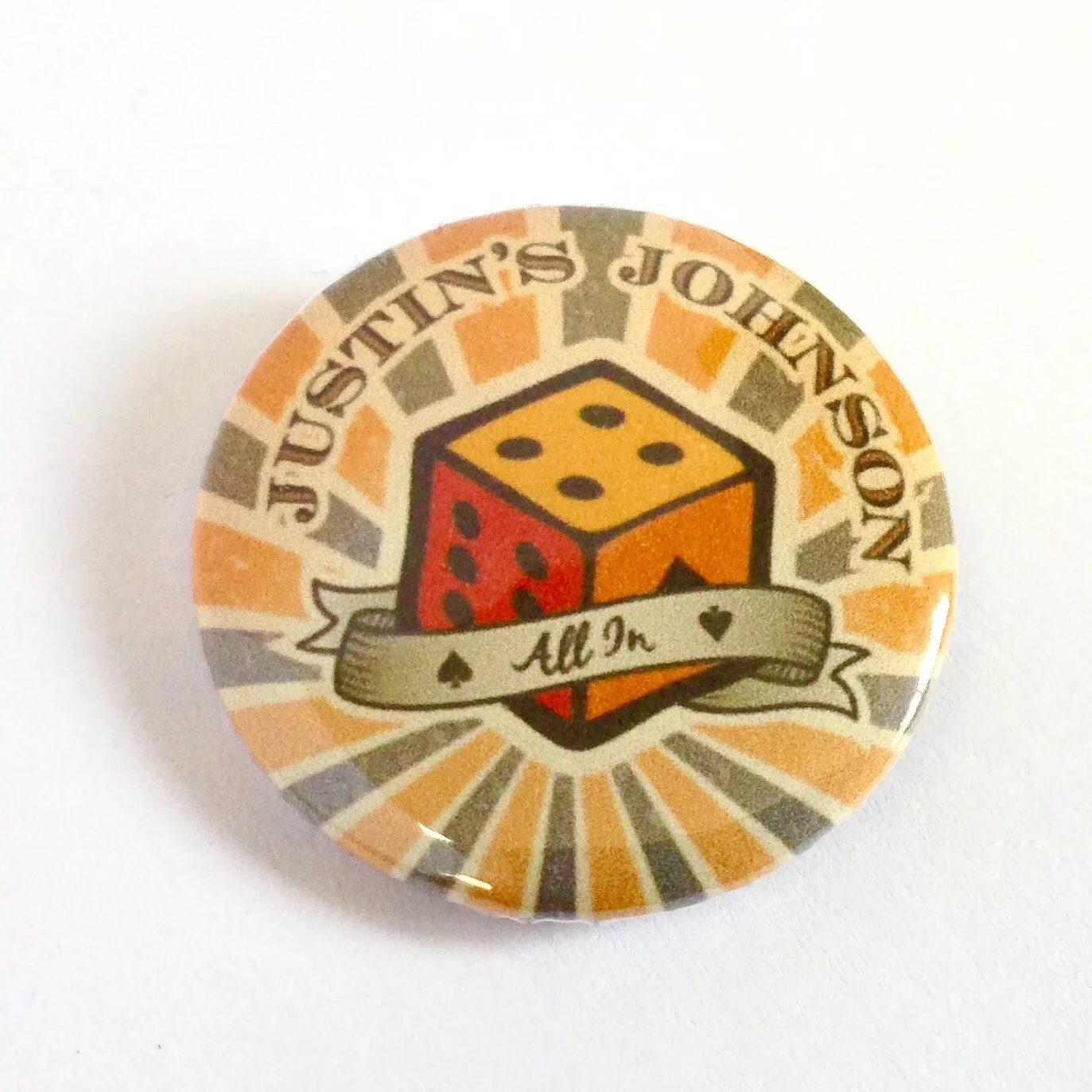Justin's Johnson - "All in" Pins - Slika 5
