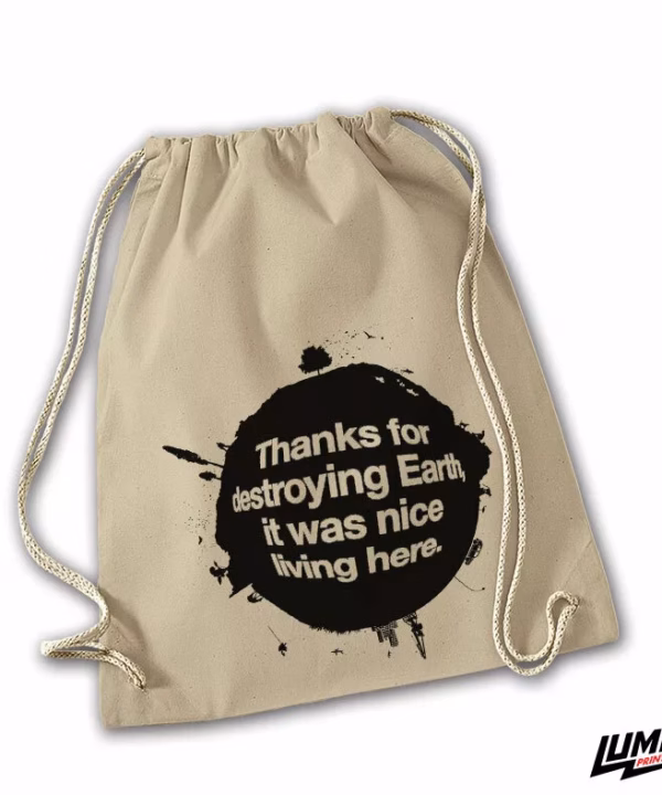 Thanks for destroying Earth...ruksak