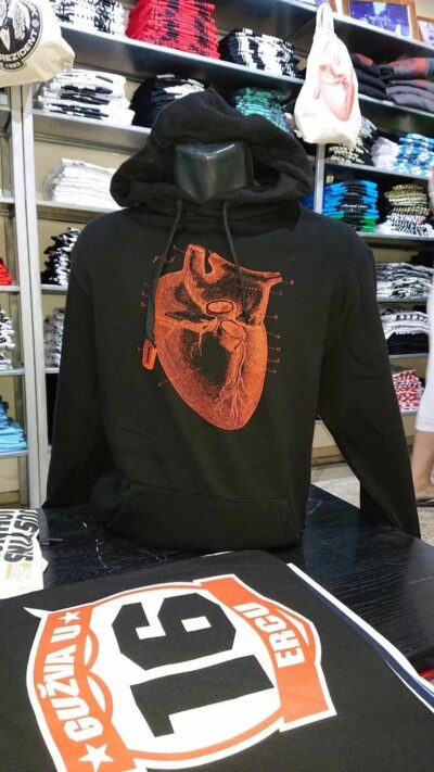 Anatomsko srce hoodie