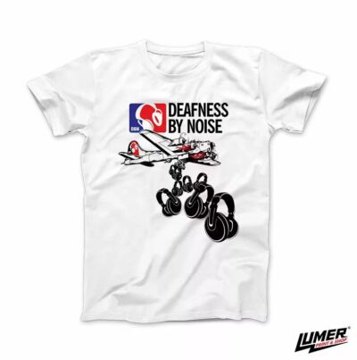 Deafness by Noise White T-Shirt