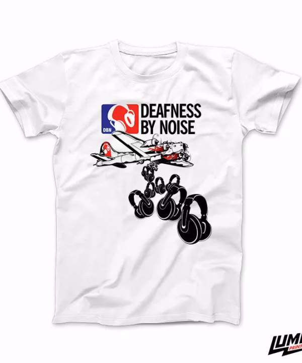 Deafness by Noise White T-Shirt