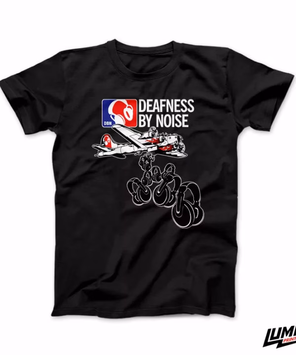 Deafness by Noise Black T-Shirt