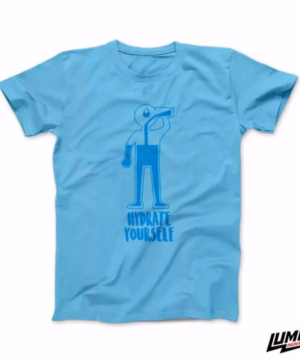 Hydrate Yourself T-shirt ženska plava