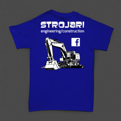 Strojari plava majica