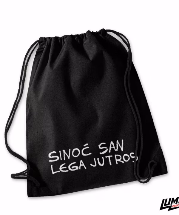 Sinoć sam lega jutros ruksak