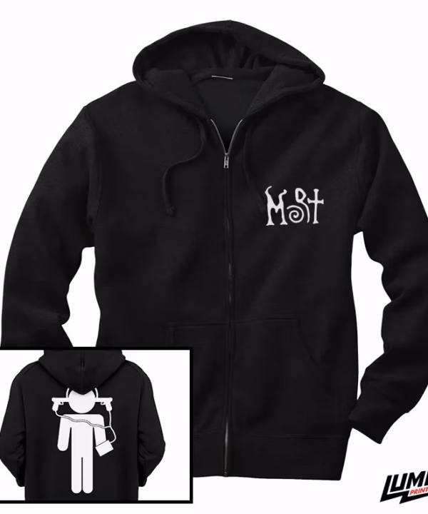 M.O.R.T.  Odjel za žešće zip up hoodie