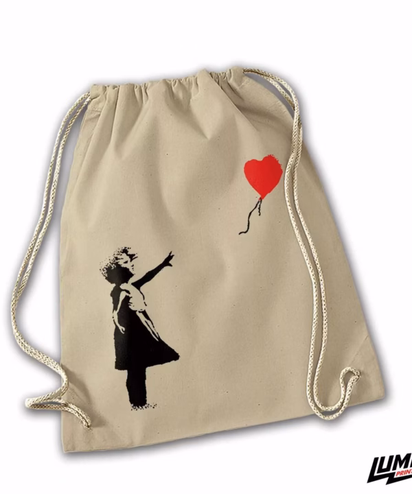 Djevojčica i balon ruksak debeli