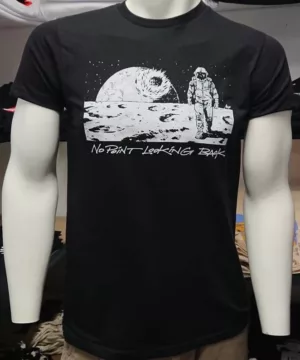 No Point Looking Back - Black T-shirt