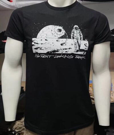 No Point Looking Back - Black T-shirt