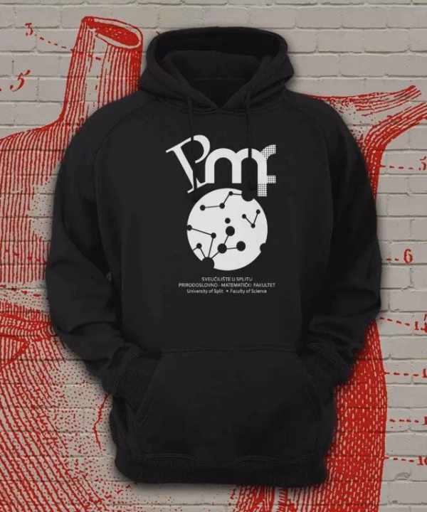 PMF crni hoodie