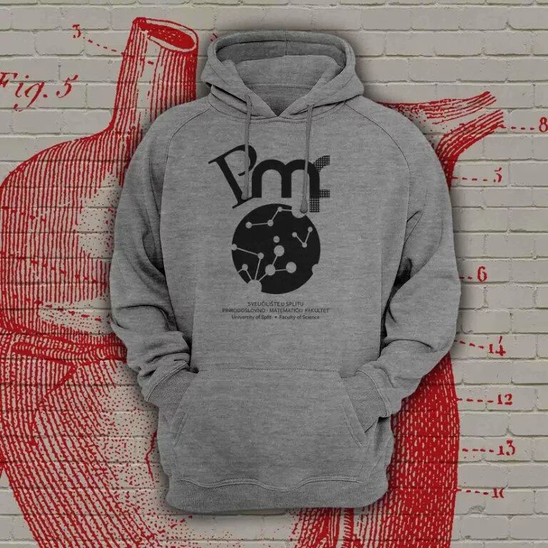 PMF sivi hoodie