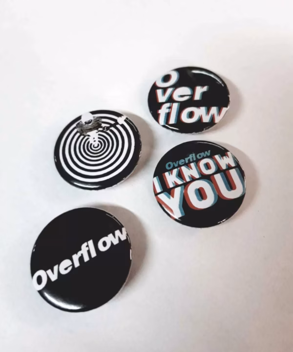 Overflow badge set