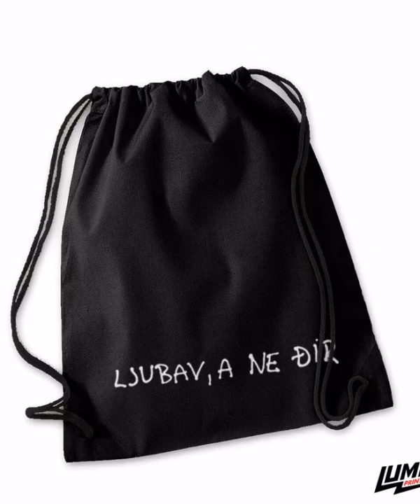 Ljubav a ne đir crni ruksak