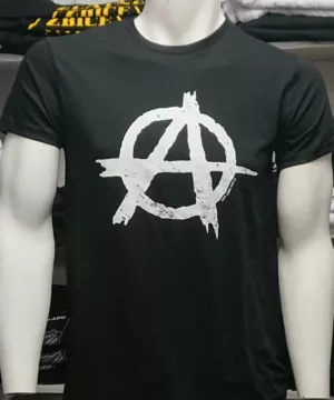 Anarchy crna s bijelim logom