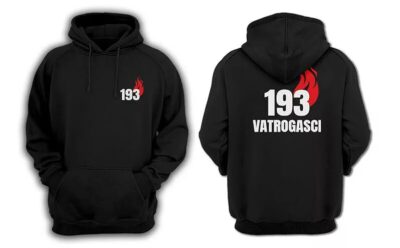 Vatrogasci Overhead hoodie crni