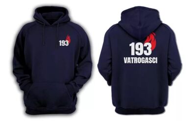 Vatrogasci Overhead hoodie modri