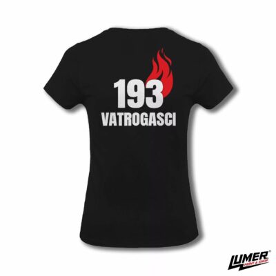 Vatrogasci - Oni su naši Heroji crna majica - ženska