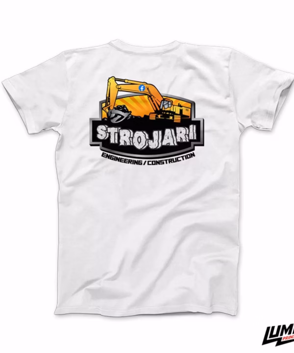 Strojari bijela - žuti logo
