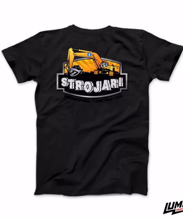 Strojari crna - žuti logo
