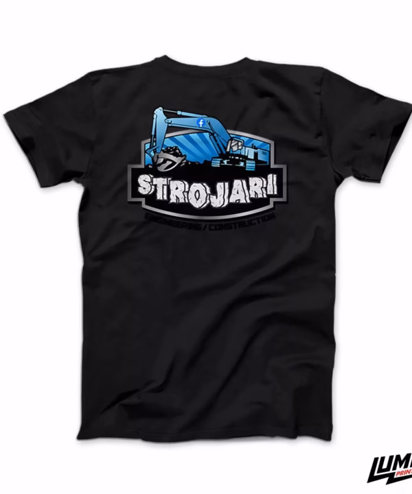 Strojari crna - plavi logo