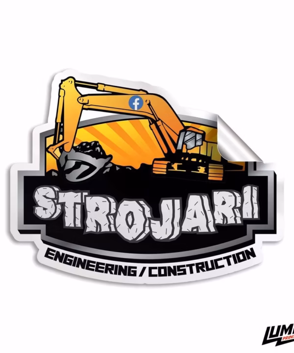 Strojari naljepnica 15 cm