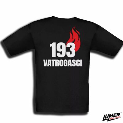 Vatrogasci dječja majica - crna