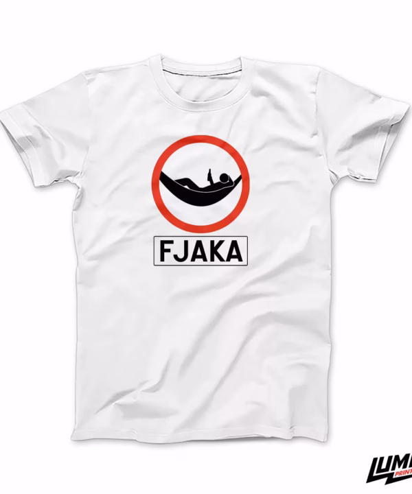 Fjaka bijela majica