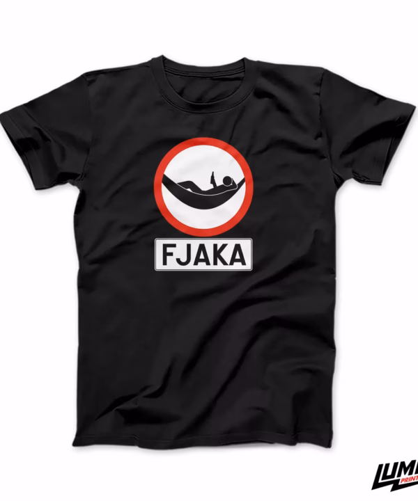 Fjaka crna majica