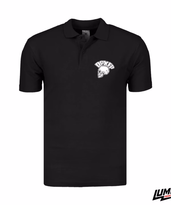 DPxFP Mohawk skull polo