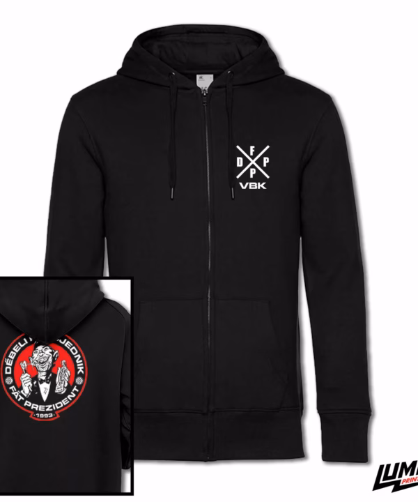 Debeli Precjednik Zip-up Hoodie