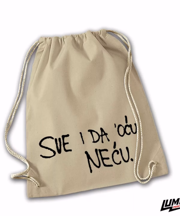 Sve i da oću neću ruksak natural