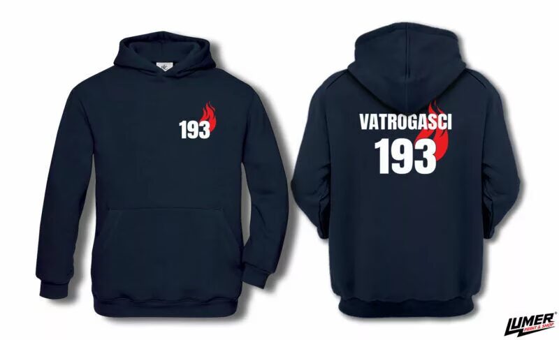 Vatrogasci Overhead hoodie dječji modri