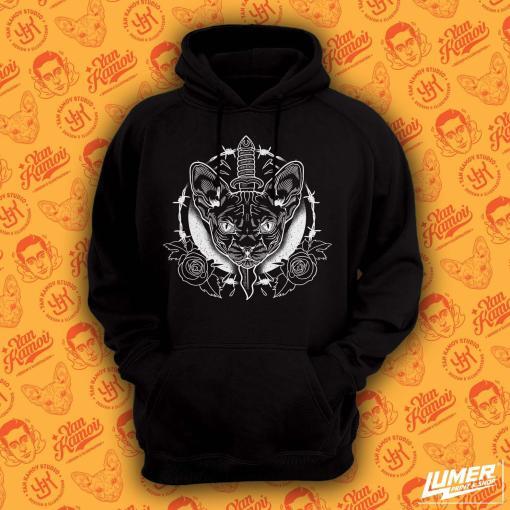 Dagger Cat Hoodie
