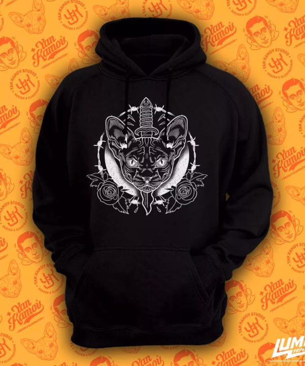 Dagger Cat Hoodie