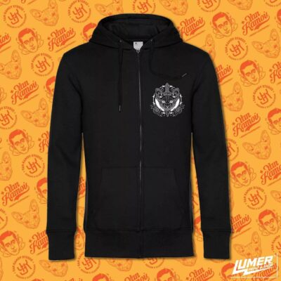 Dagger Cat Zip-up Hoodie