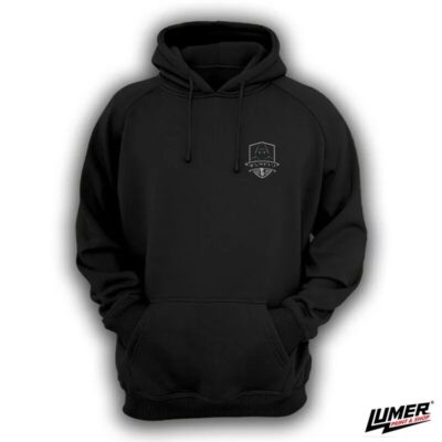 Podcast reptili hoodie - left chest