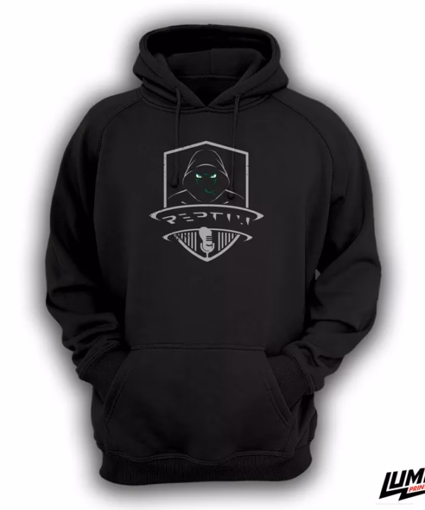Podcast reptili hoodie - full front