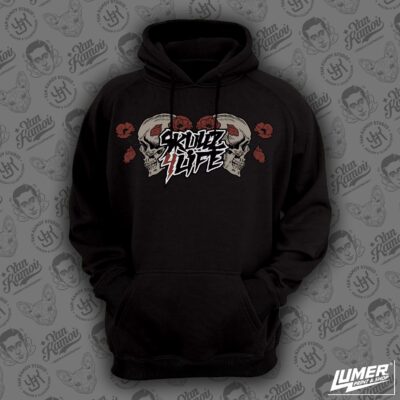Skullz4Life - Skulls and Poppies 2 Hoodie