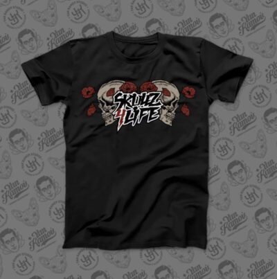 Skullz4Life - Skulls and Poppies 2 T-shirt