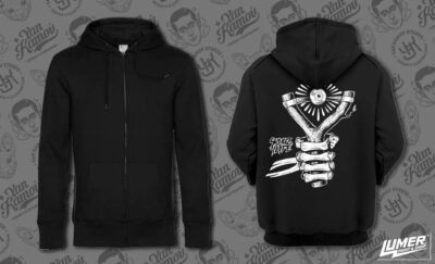 Skullz4Life - Sling Shot Zip-up Hoodie - leđa