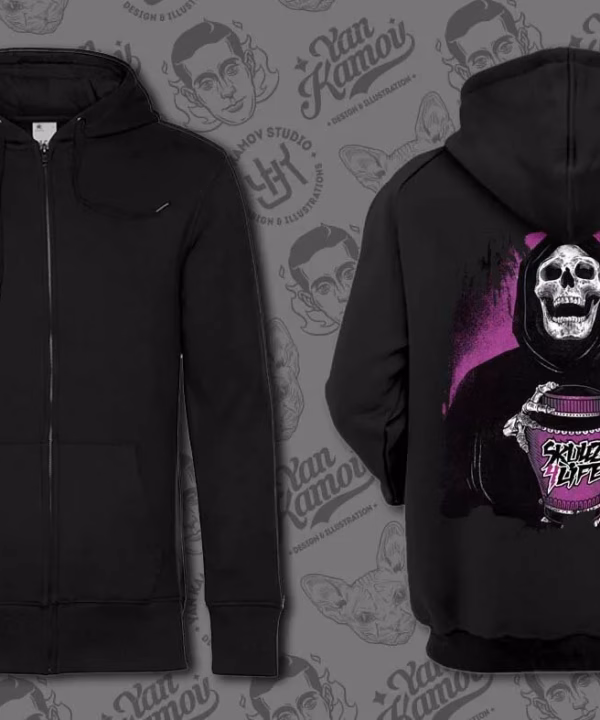 Skullz4Life - Urna Zip-up Hoodie
