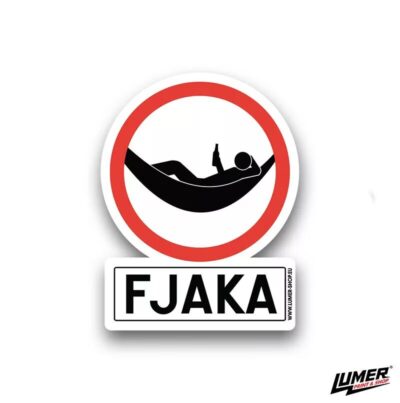 Fjaka naljepnica