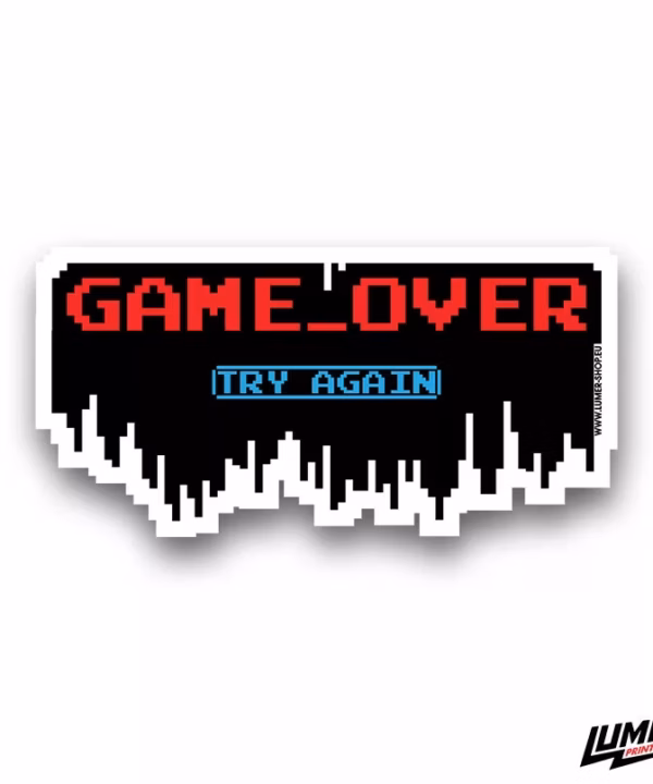 Game over naljepnica