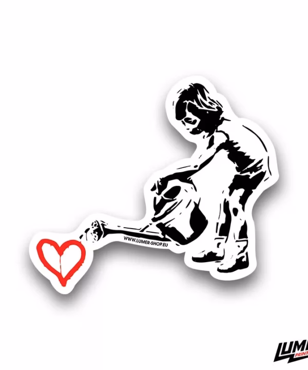 Let love grow naljepnica
