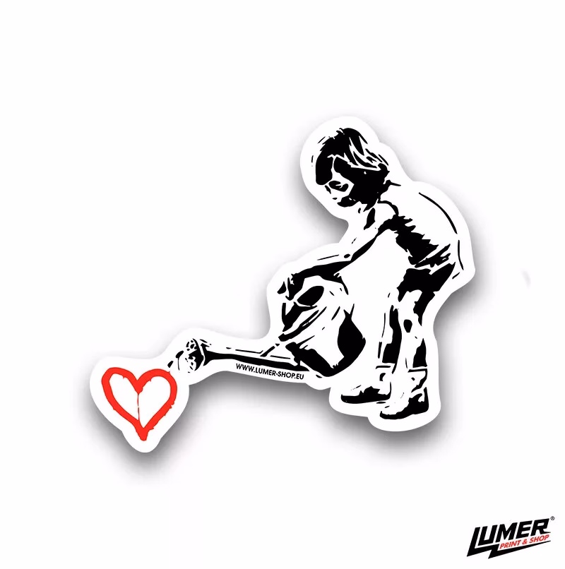 Let love grow naljepnica