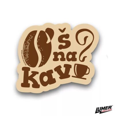 Oš na kavu naljepnica