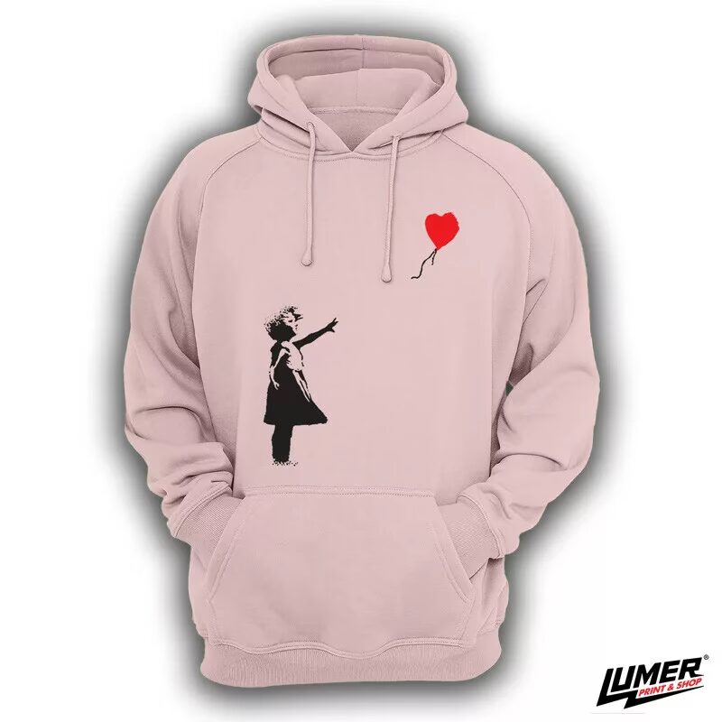 Djevojčica s balonom hoodie