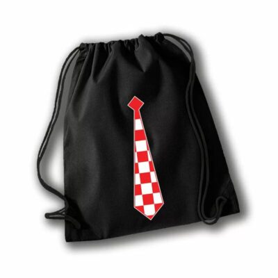 Navijačka kravata crni ruksak