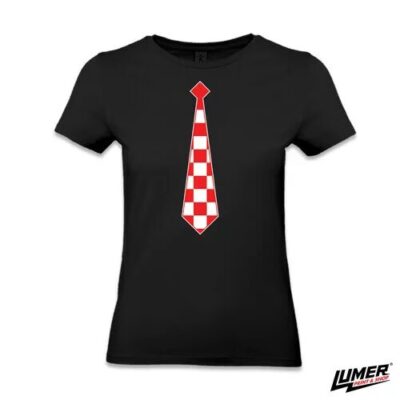 Navijačka kravata crna ženska